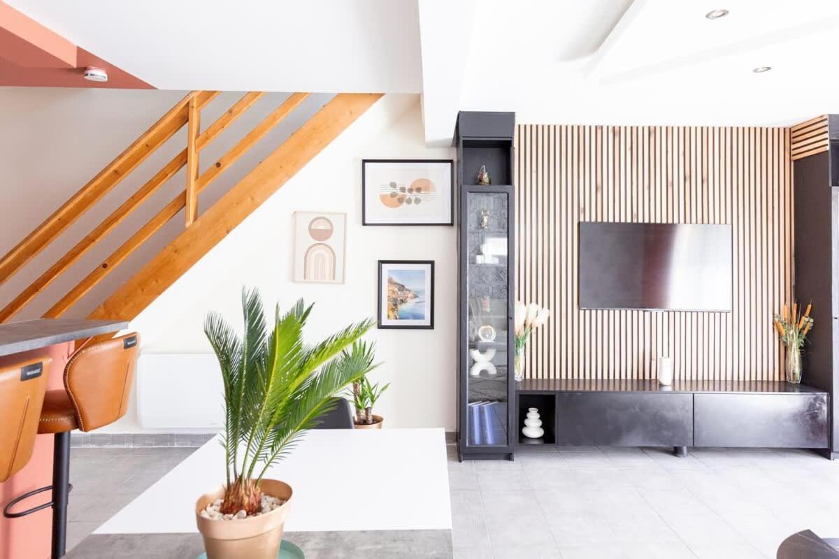 Loft Moderne Et Cosy Proche Des Villes Et Plages Demouville エクステリア 写真